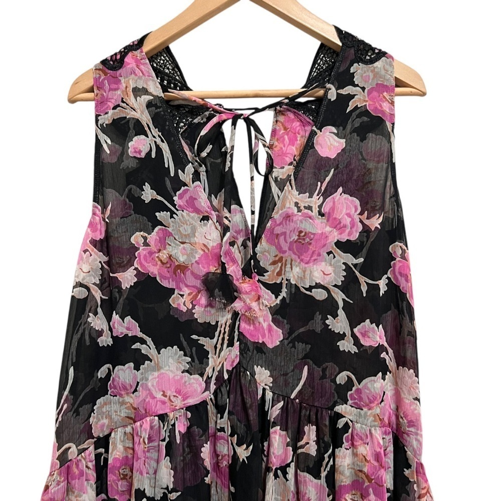 Anthropologie MISA Tie-Back Maxi Dress XS/S | Boho Chic Flowy Summer Dress - Picture 8 of 15